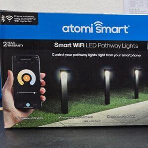 Atomi smart wifi LED pathway lights 4 pack